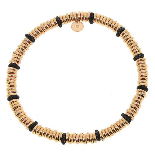 Metalworks Small Rose Gold Black Dust Bracelet - WPLVB690-Pesavento-Renee Taylor Gallery