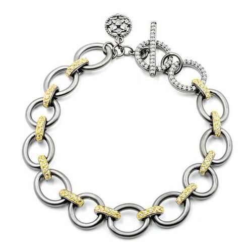 Signature Perfect Chunky Link Bangle - YRZ070342B-1-Freida Rothman-Renee Taylor Gallery