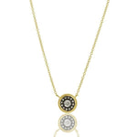 Signature Nautical Button Necklace - YZ0714B-16E-Freida Rothman-Renee Taylor Gallery