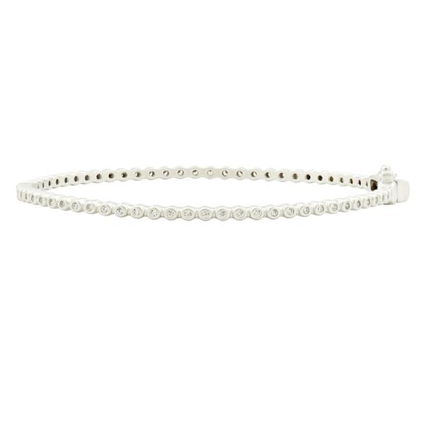 Signature Bezel Pavé Hinge Bangle - YRZB080144B-H-Freida Rothman-Renee Taylor Gallery