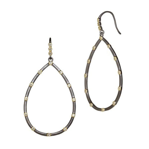 Signature The Best Everyday Bezel Teardrop Earrings - YRZE020107B-Freida Rothman-Renee Taylor Gallery