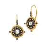 Signature Nautical Button Leverback Earrings - YRZEL0286B-Freida Rothman-Renee Taylor Gallery