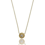 Signature Nautical Button Necklace - YZ0714B-16E-Freida Rothman-Renee Taylor Gallery