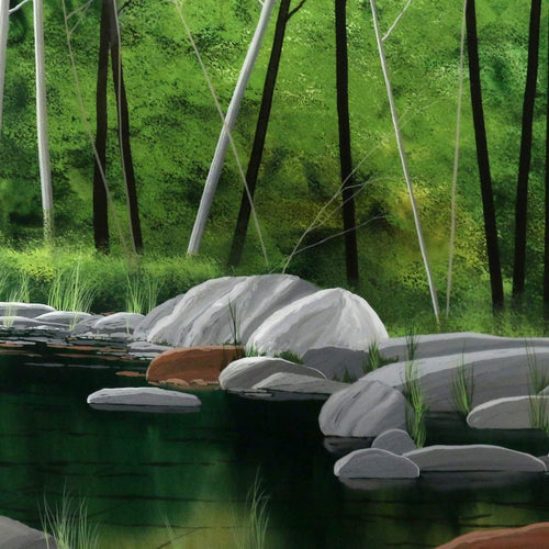 "Along Oak Creek"-Robert Charon-Renee Taylor Gallery