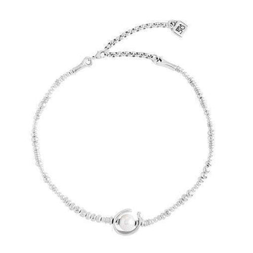 Another Round, Oh Oh Oh...! Sterling Silver Plated Necklace - COL0970BPLMTL0U-UNO de 50-Renee Taylor Gallery