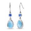 Atlantic Earrings - Eatla-00-Marahlago Larimar-Renee Taylor Gallery