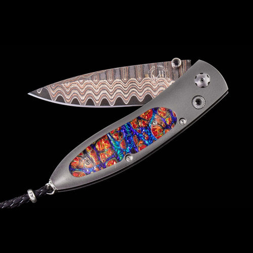 Monarch Red Flame Limited Edition Knife - B05 RED FLAME-William Henry-Renee Taylor Gallery