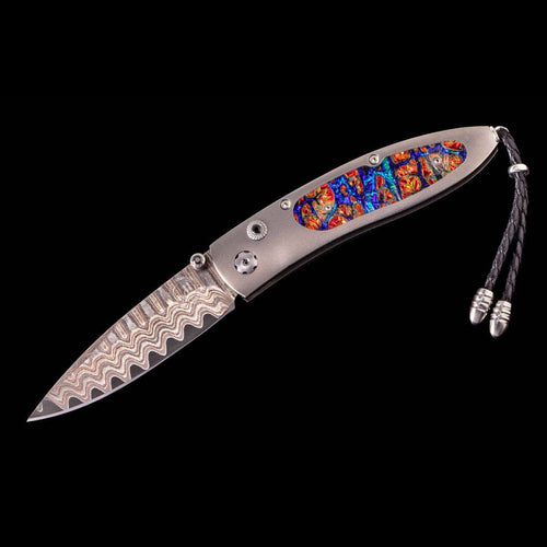Monarch Red Flame Limited Edition Knife - B05 RED FLAME-William Henry-Renee Taylor Gallery