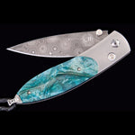 Monarch Teal Limited Edition Knife - B05 TEAL-William Henry-Renee Taylor Gallery