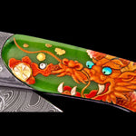 Lancet Blue Dragon Limited Edition Knife - B10 BLUE DRAGON-William Henry-Renee Taylor Gallery