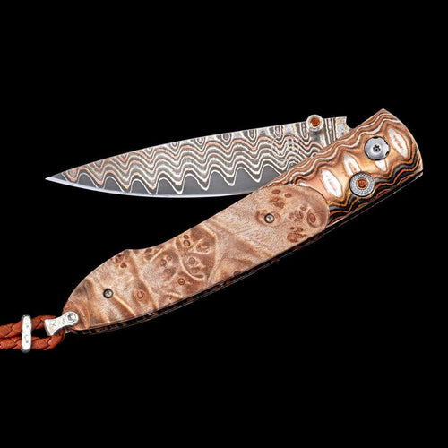 Lancet Burl Limited Edition Knife - B10 BURL-William Henry-Renee Taylor Gallery