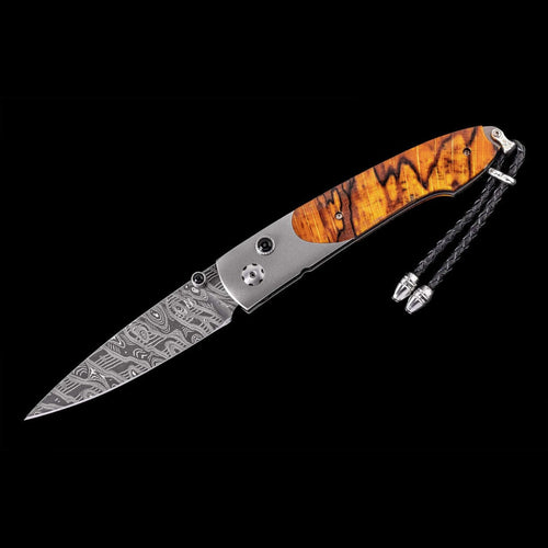 Lancet Orange Sunset Limited Edition Knife - B10 ORANGE SUNSET-William Henry-Renee Taylor Gallery