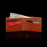 Bi-Fold Monte Carlo Bourbon Wallet - BF MC BRN-William Henry-Renee Taylor Gallery