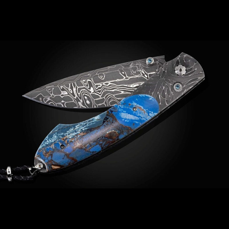 Spearpoint Blue Fusion Limited Edition Knife - B12 BLUE FUSION-William Henry-Renee Taylor Gallery