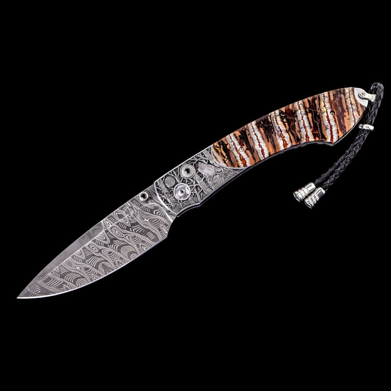 Spearpoint Forest Wolf Limited Edition Knife - B12 FOREST WOLF-William Henry-Renee Taylor Gallery