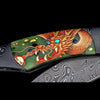 Spearpoint Red & Blue Dragons Limited Edition Knife - B12 RED & BLUE DRAGONS-William Henry-Renee Taylor Gallery