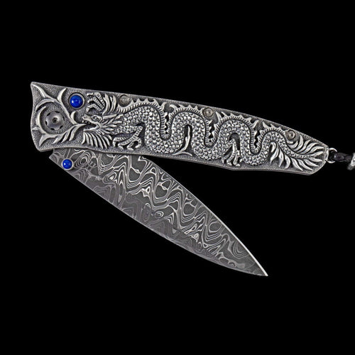 Gentac Silver Dragon Limited Edition Knife - B30 SILVER DRAGON-William Henry-Renee Taylor Gallery