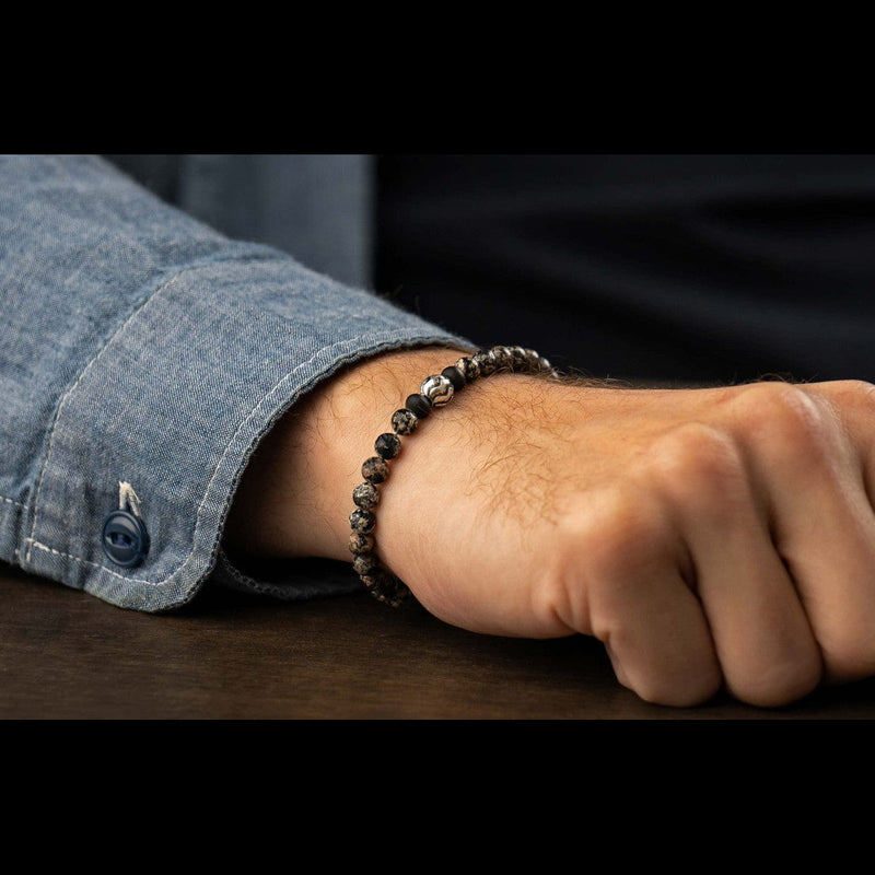 Men's Brookings Red Obisdian Bracelet - BB48 RSO-William Henry-Renee Taylor Gallery