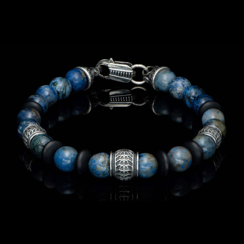 Men's Newport Dumortierite Bracelet - BB49 DMO-William Henry-Renee Taylor Gallery