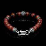 Men's Newport Red Jasper Bracelet - BB49 RSJ-William Henry-Renee Taylor Gallery