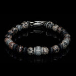 Men's Newport Red Obsidian Bracelet - BB49 RSO-William Henry-Renee Taylor Gallery