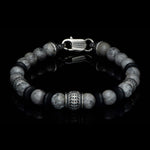 Men's Newport Silver Agate Bracelet - BB49 SLA-William Henry-Renee Taylor Gallery