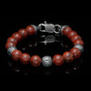 Men's Seaside Red Jasper Bracelet - BB50 RSJ-William Henry-Renee Taylor Gallery