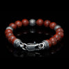 Men's Seaside Red Jasper Bracelet - BB50 RSJ-William Henry-Renee Taylor Gallery