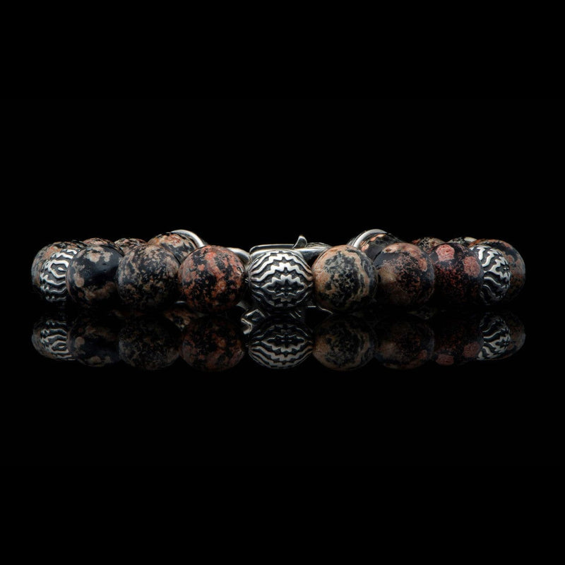 Men's Seaside Red Obsidian Bracelet - BB50 RSO-William Henry-Renee Taylor Gallery