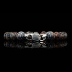 Men's Seaside Red Obsidian Bracelet - BB50 RSO-William Henry-Renee Taylor Gallery