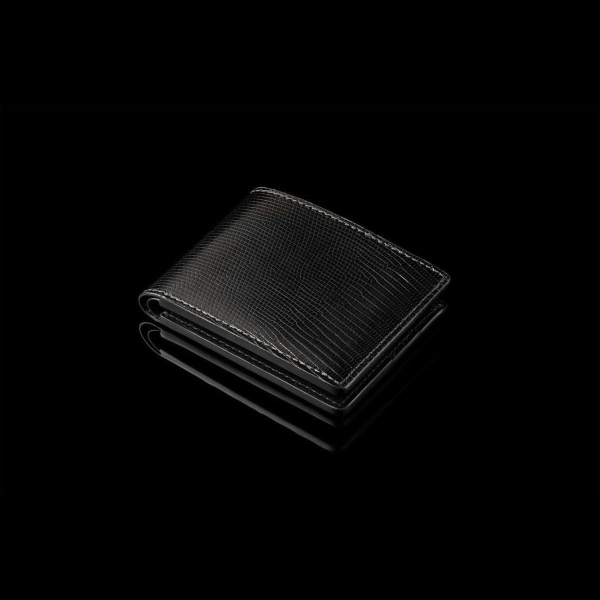 Nissan 350Z RFID Blocking Slim Leather Wallet - Carbon Fiber Pattern, Bi-fold, Money Clip, Gift Box