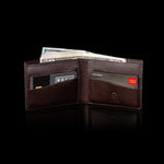 Bi-Fold Monte Carlo Sable Wallet - BF MC DKBRN-William Henry-Renee Taylor Gallery