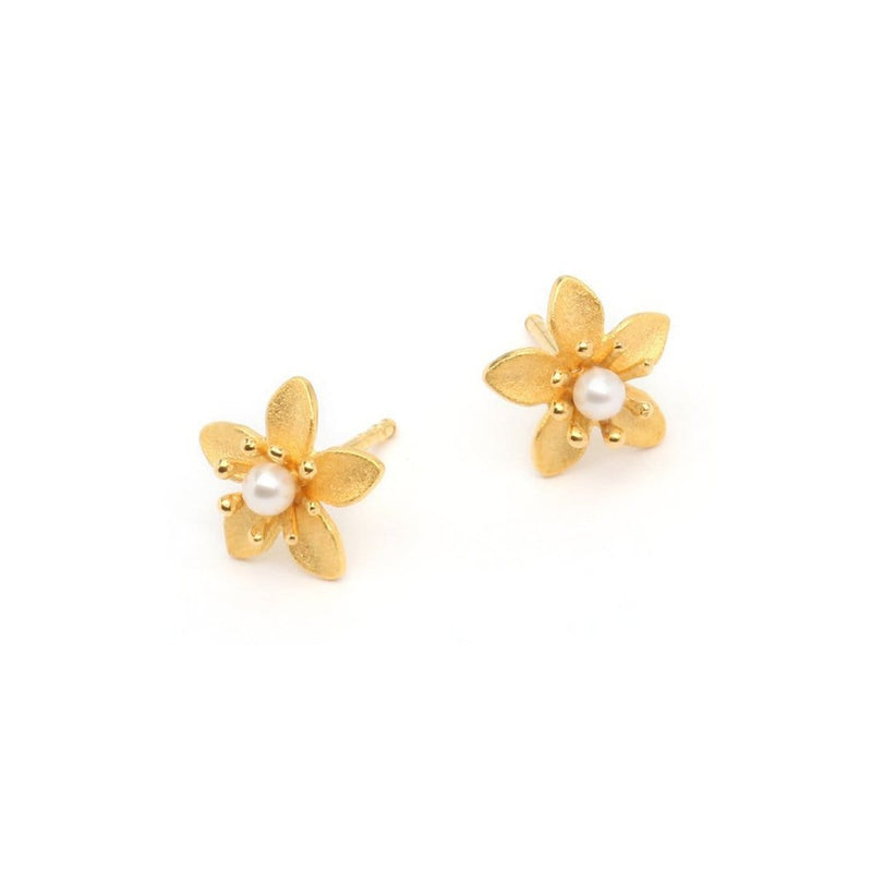 Bloomini Freshwater Pearl Stud Earrings - 19671656-Bernd Wolf-Renee Taylor Gallery