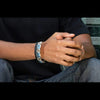 Men's Blue Mammoth Retro Bracelet - BR13 MT BL-William Henry-Renee Taylor Gallery