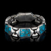 Men's Turquoise Retro Bracelet - BR13 TQ-William Henry-Renee Taylor Gallery