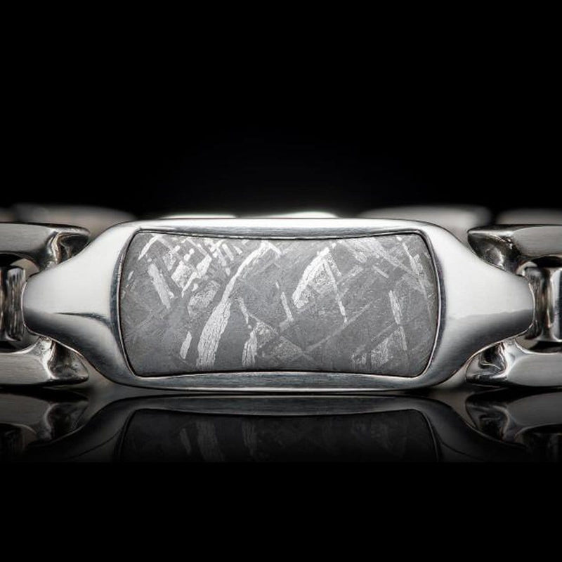 Men's Meteorite Identity Bracelet - BR24 MET-William Henry-Renee Taylor Gallery