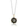 Burnished Gold Organic Allure Flower Pendant - DP237-YRB-Simon G.-Renee Taylor Gallery