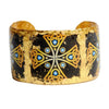 Celtic Cross 1.5" Gold Cuff - AC124-Evocateur-Renee Taylor Gallery