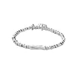 Certificated Luck Sterling Silver Plated Bracelet - PUL1597MTL000-UNO de 50-Renee Taylor Gallery