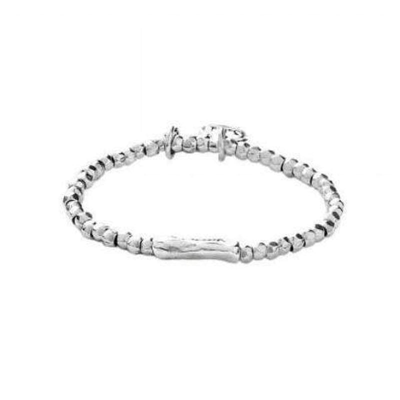 Certificated Luck Sterling Silver Plated Bracelet - PUL1597MTL000-UNO de 50-Renee Taylor Gallery
