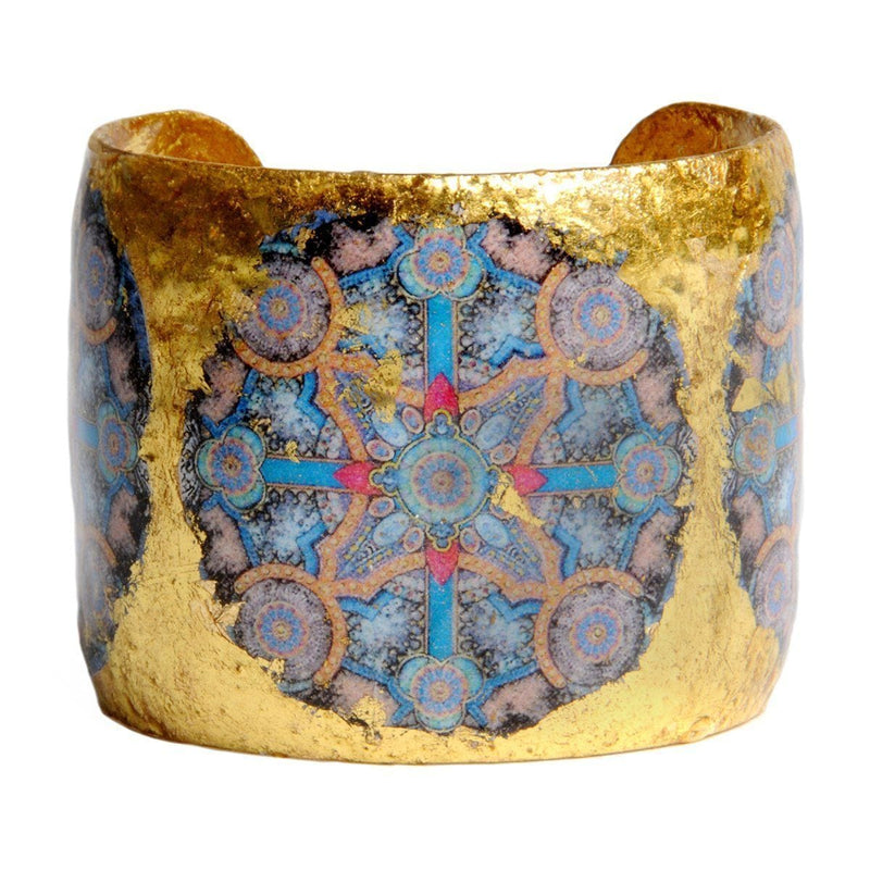 Charlemagne 2" Gold Cuff - ME106-Evocateur-Renee Taylor Gallery
