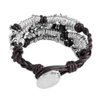 Cheetah Sterling Silver Plated Bracelet - PUL1443MTLMAR0M-UNO de 50-Renee Taylor Gallery
