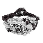 Cheetah Sterling Silver Plated Bracelet - PUL1443MTLMAR0M-UNO de 50-Renee Taylor Gallery