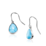 Cheyenne Earrings - Echey00-00-Marahlago Larimar-Renee Taylor Gallery