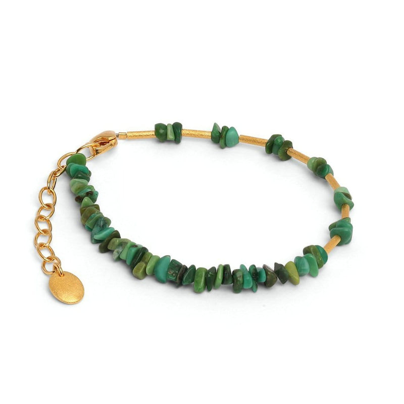 Chipas Green Turquoise Bracelet - 82274356-Bernd Wolf-Renee Taylor Gallery