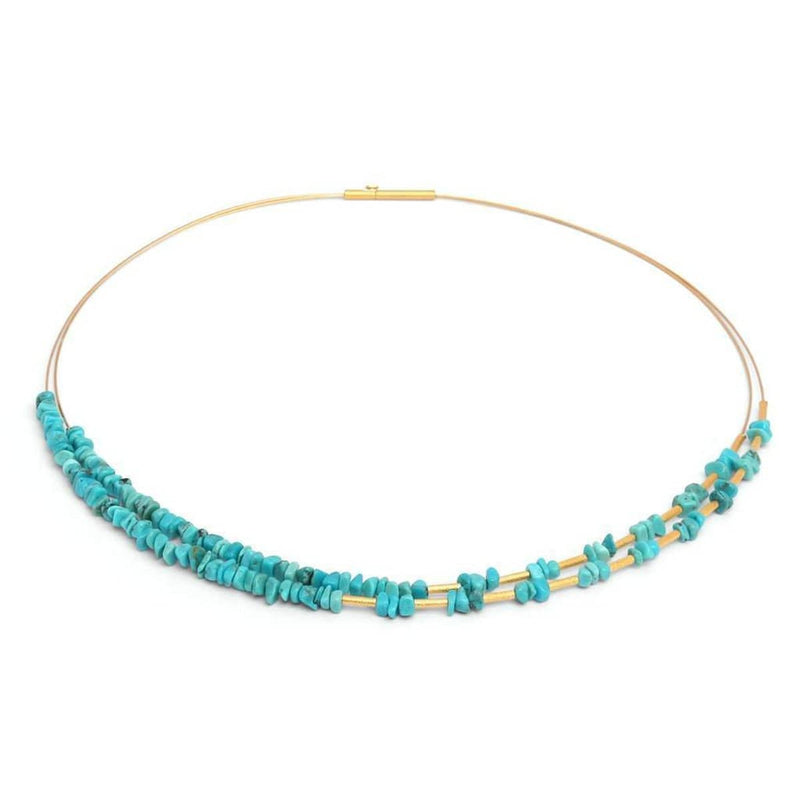 Chipas Turquoise Necklace - 85374256-Bernd Wolf-Renee Taylor Gallery