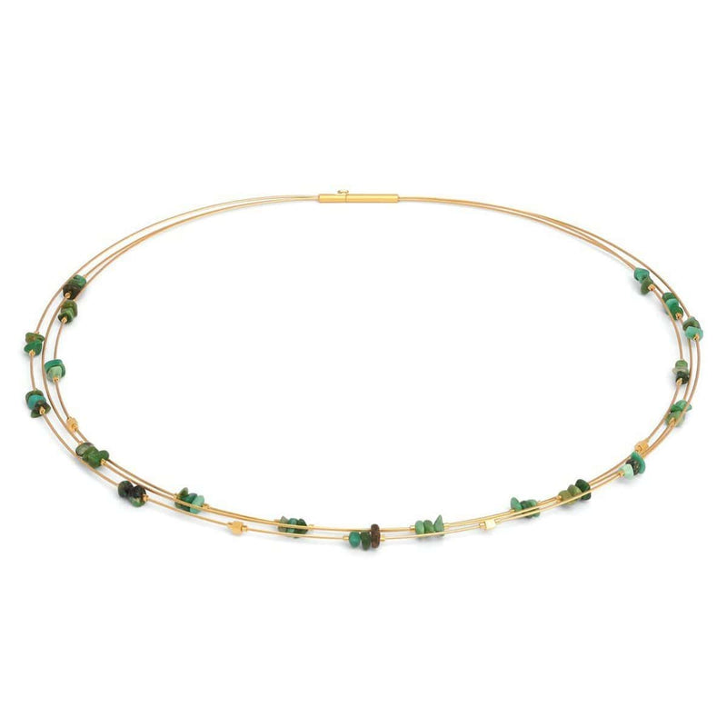 Chipo Green Turquoise Necklace - 85399356-Bernd Wolf-Renee Taylor Gallery