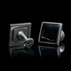 Men's Black Jade Duo Cufflinks - CL BLK J-William Henry-Renee Taylor Gallery
