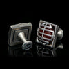Men's Mask Cufflinks - CL CARN-William Henry-Renee Taylor Gallery