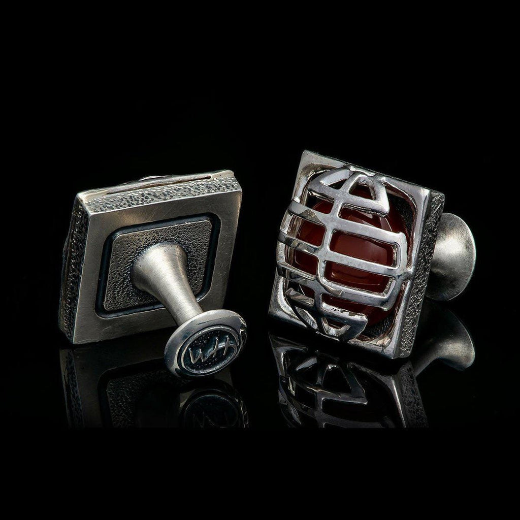 Men's Mask Cufflinks - CL CARN-William Henry-Renee Taylor Gallery